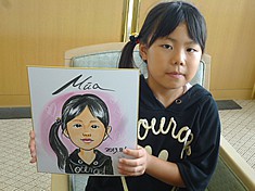 お描きした男の子