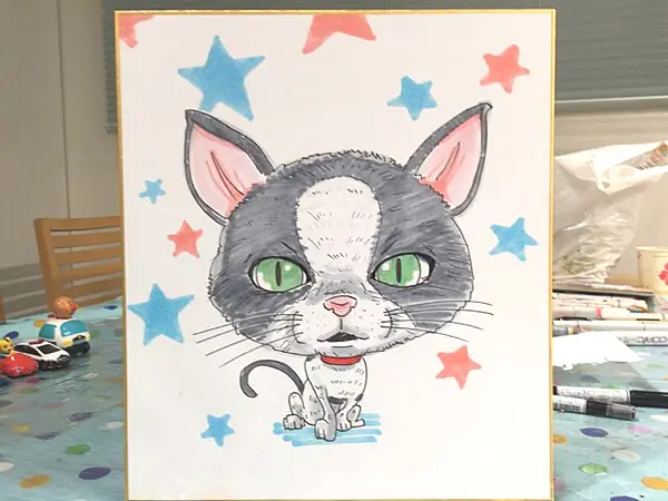 ペットの似顔絵
