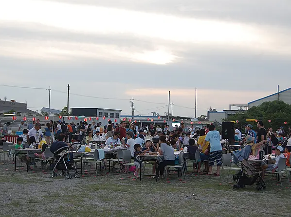 社内夏祭りの様子
