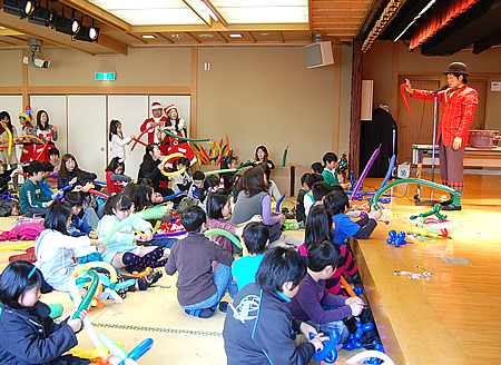 バルーンアート教室の様子