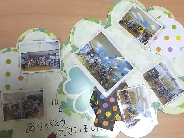 バルーンパフォーマーにいただいた色紙
