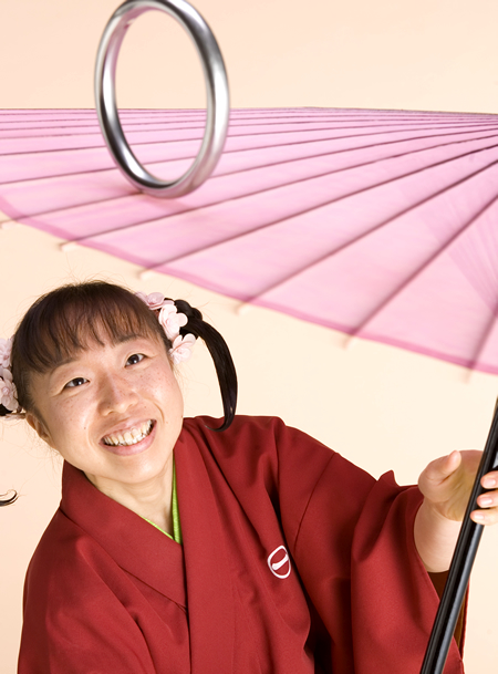 女性太神楽演者