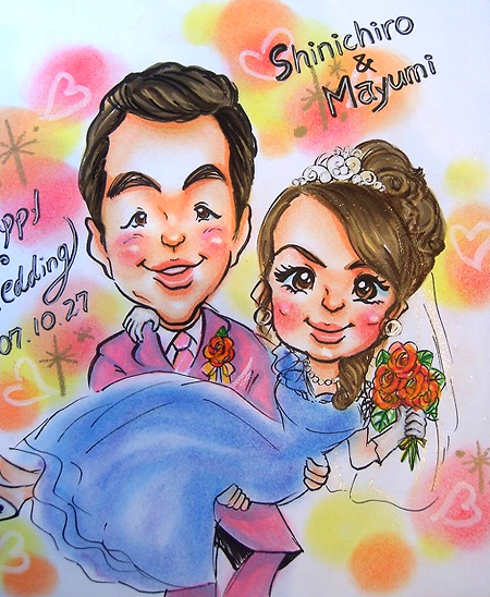 似顔絵 ウェルカムボード