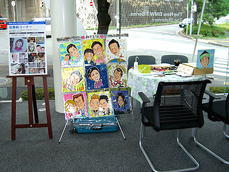 似顔絵コーナー