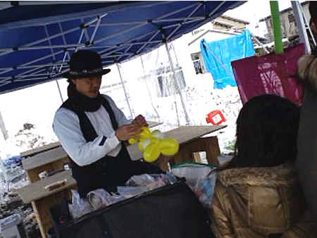 大道芸人・バルーンアート