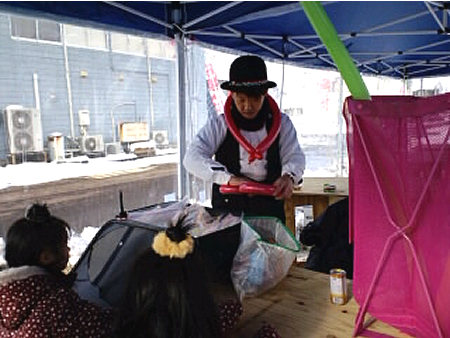 大道芸人・バルーンアート