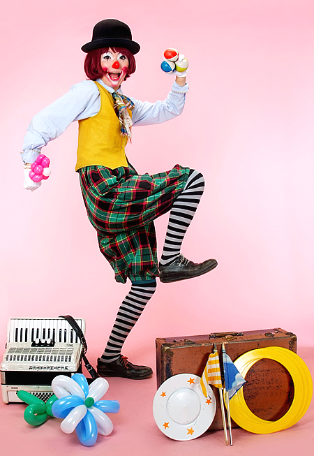 大道芸人・ピエロ（クラウン）