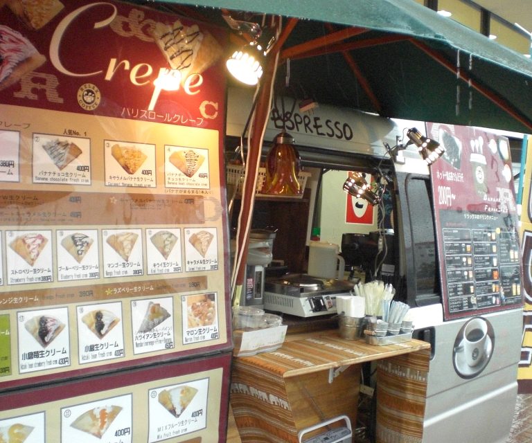 食品移動販売車・クレープ