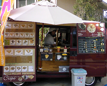 食品移動販売車・クレープ