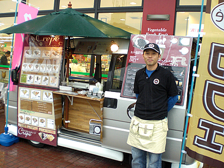 食品移動販売車・クレープ