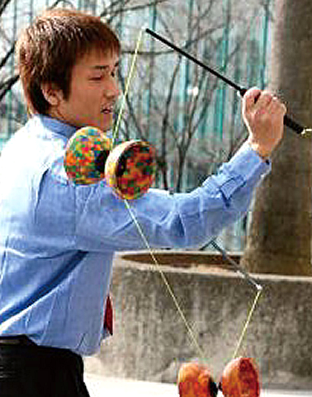大道芸人・ジャグリング