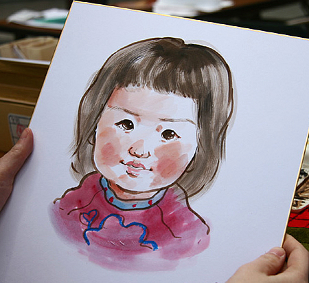 似顔絵師の過去の作品