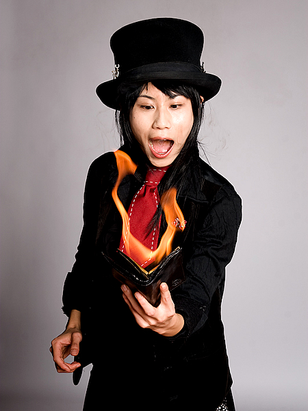 女性マジシャン