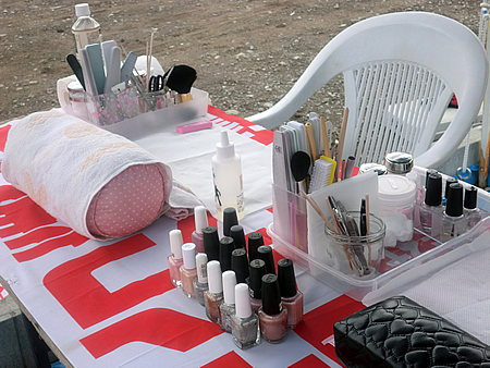 ネイルアートブース