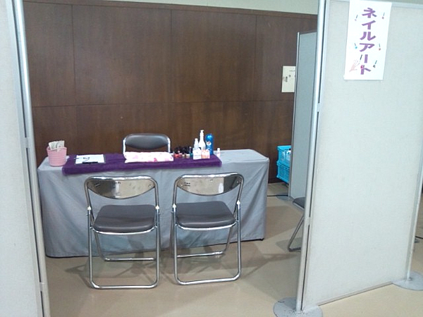 ネイルアートブース