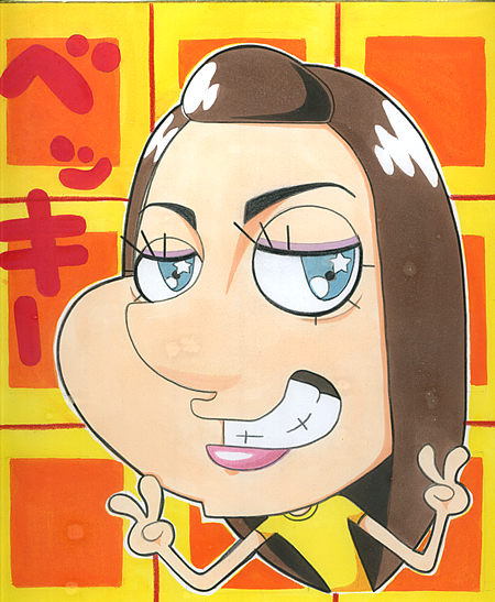 似顔絵師の過去の作品