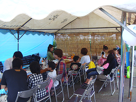 似顔絵コーナー