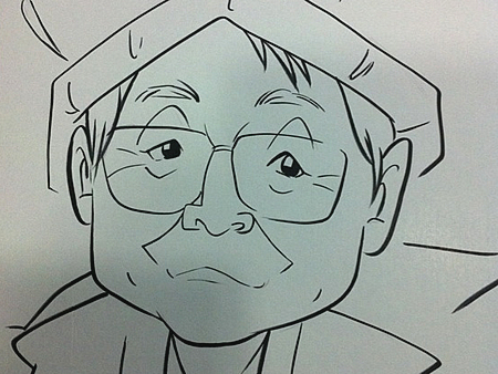 イベントでお描きした女性の似顔絵