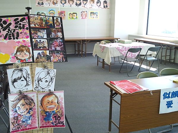 似顔絵コーナー